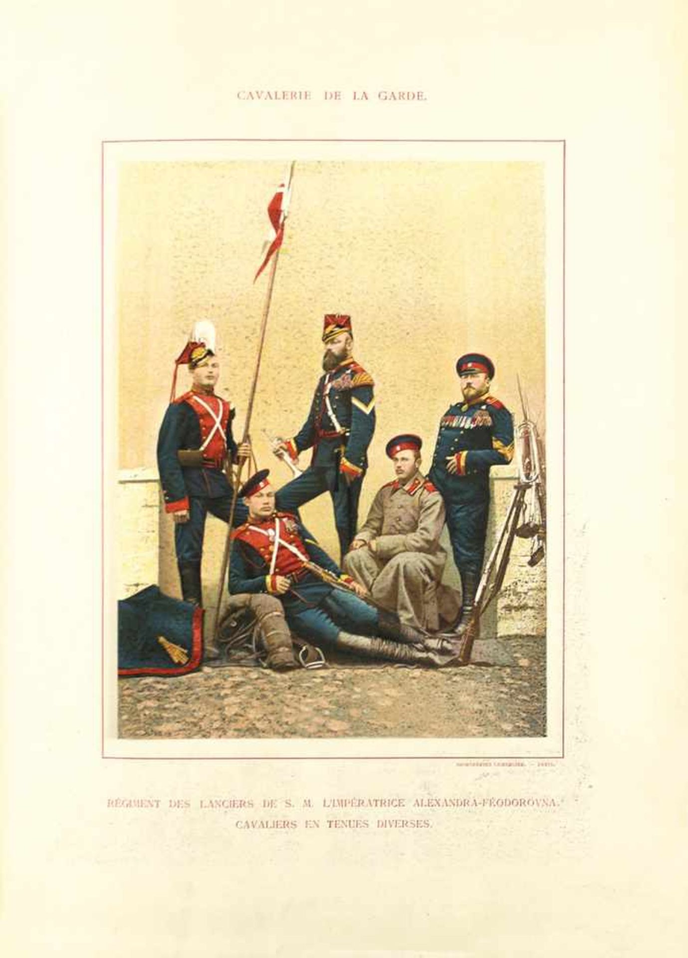 Camena d'Almeida et F. de Jongh.L'armee russe d'apres photographies instantanees executees par MM. - Bild 10 aus 10