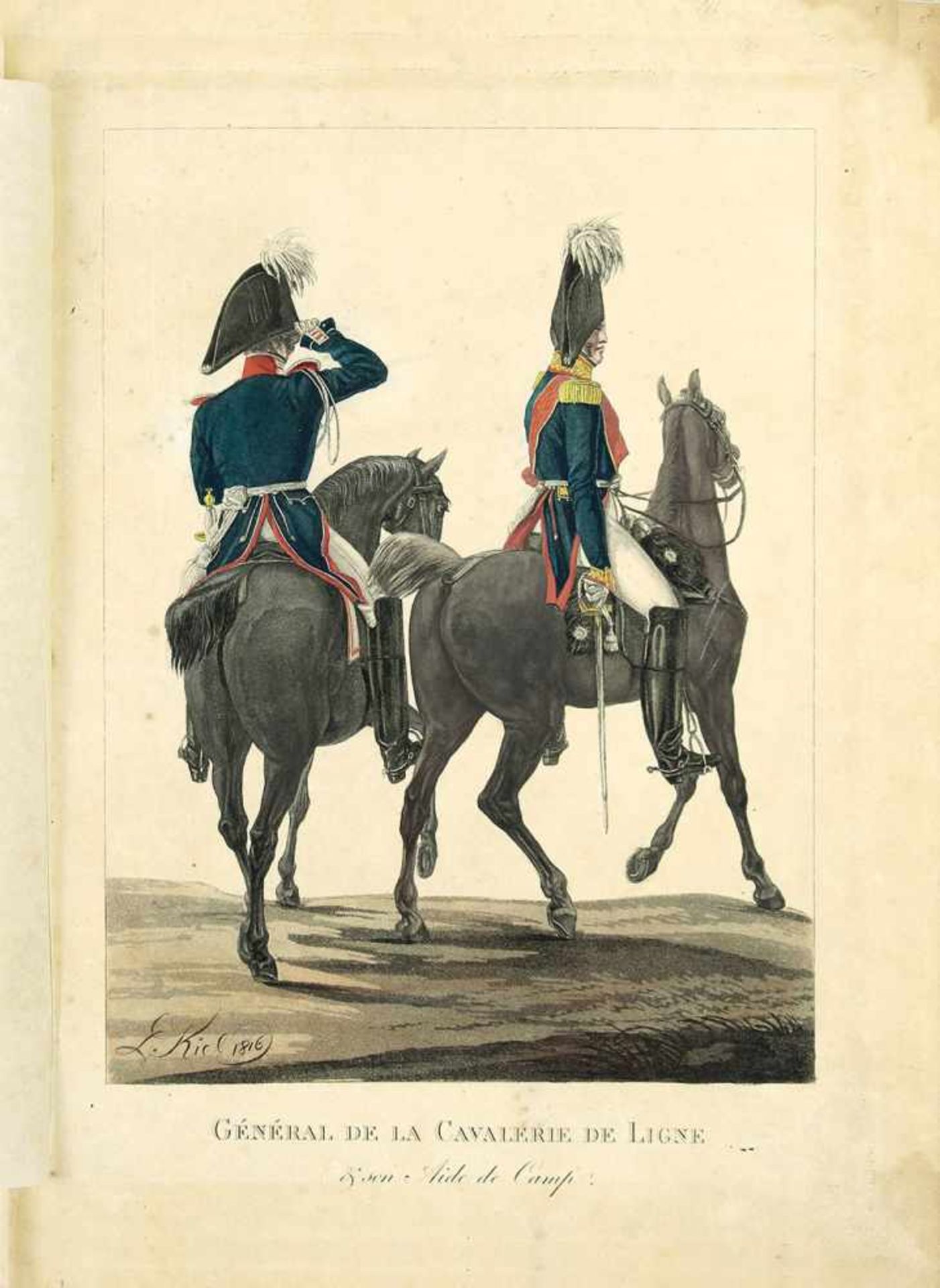 L. I. Kil (1789-1851): Die Uniformen der Russischen Heere. Album mit 42 Lithographien von