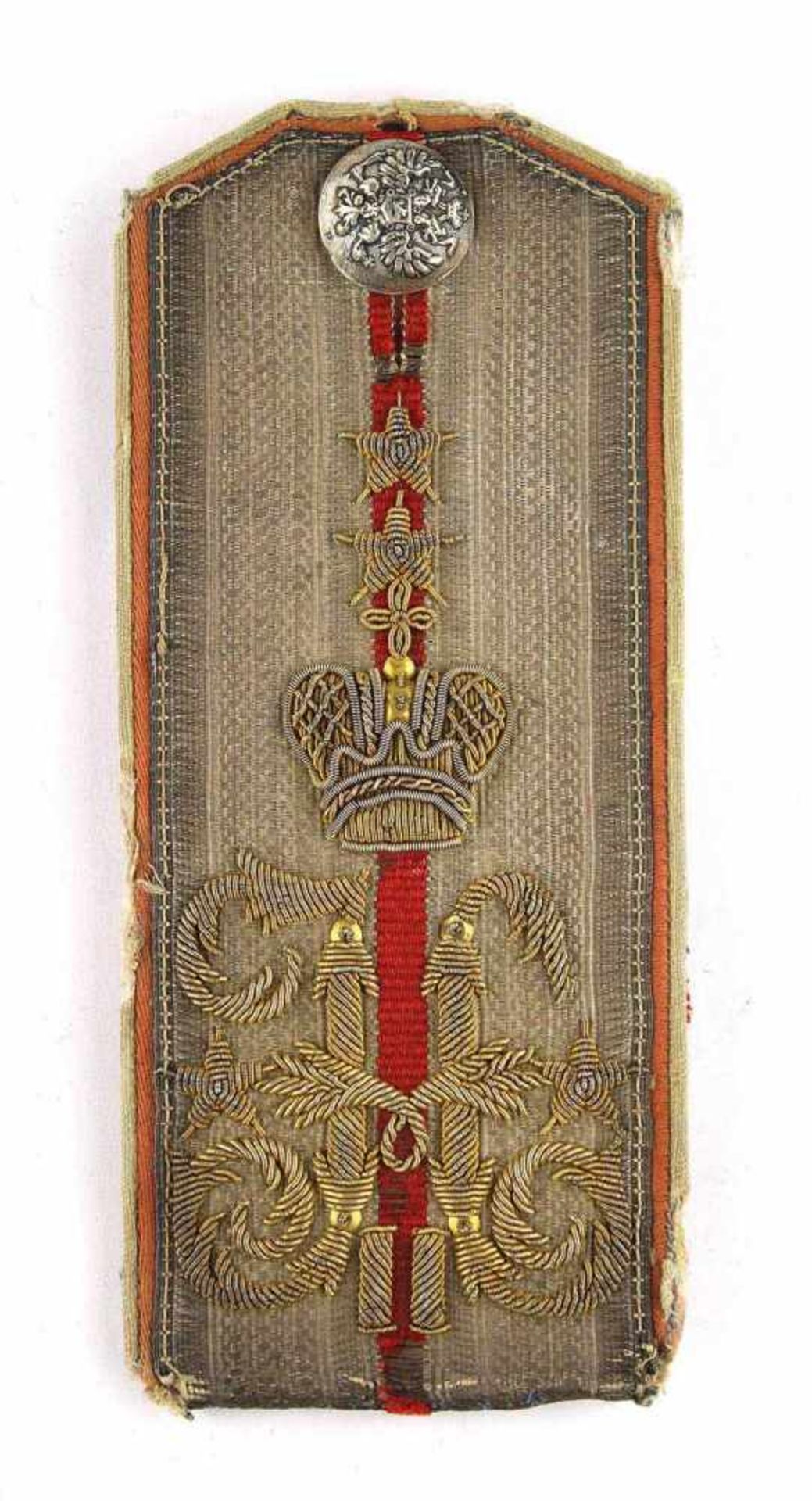 Schulterstück eines Stabskapitäns, aus der Zeit der Herrschaft von Nikolaus IIRussisches - Bild 3 aus 4