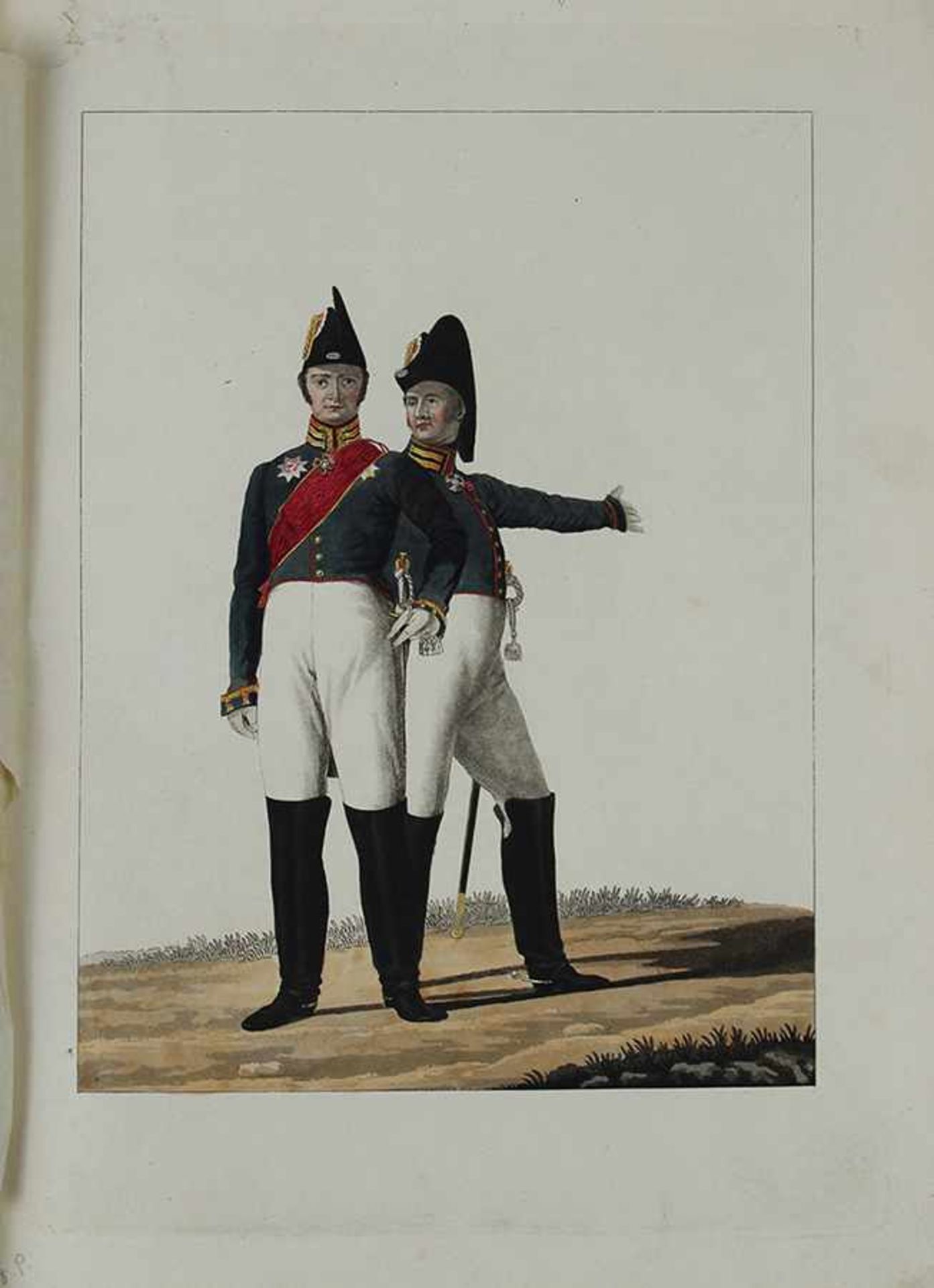 L. I. Kil (1789-1851): Die Uniformen der Russischen Heere. Album mit 42 Lithographien von - Bild 4 aus 19