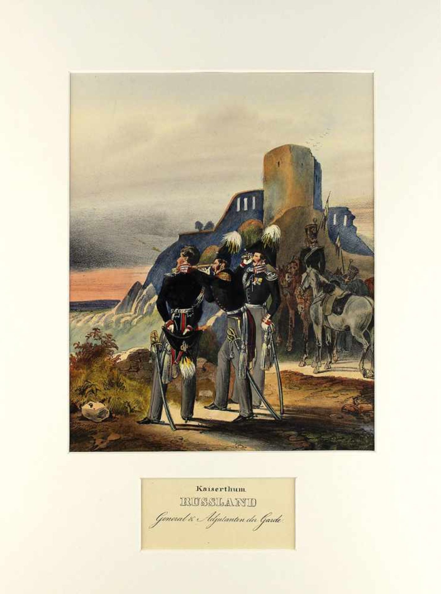 [Uniformen der Russischen Armee] General & Adjutant der Garde. 1840