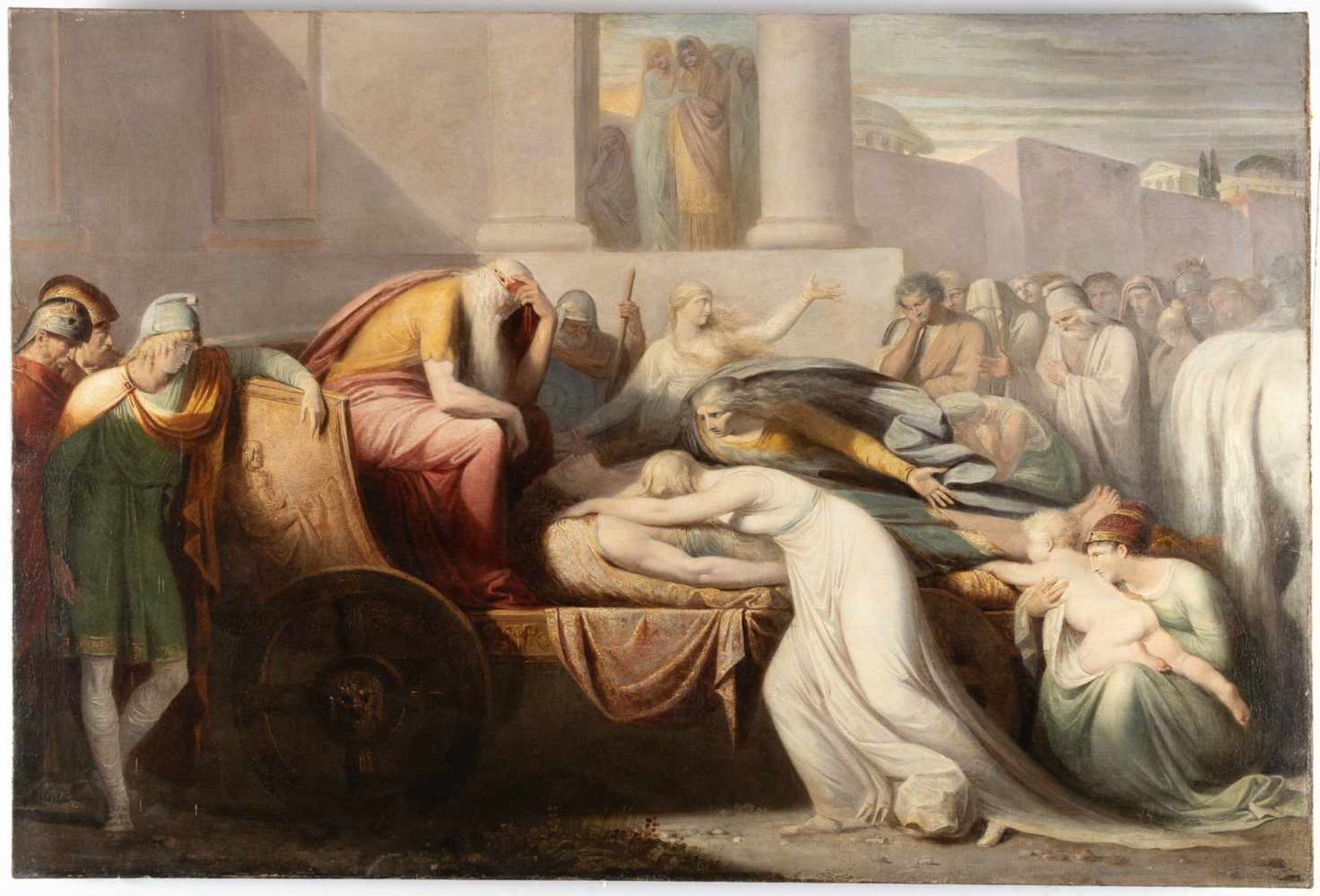James Durno (attributed)Pendents: Priamos' Rückkehr mit dem toten Hektor nach Troja – Hektors - Bild 2 aus 6