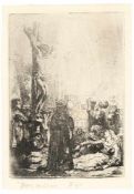 Rembrandt Harmensz. Van RijnDie Kreuzigung (kleine Platte)Radierung auf Bütten mit einem