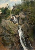 Edward Theodore Compton (Surrounding)Wasserfall im GebirgeÖl auf Leinwand, auf Malpappe