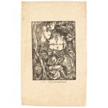 Albrecht DürerDer heilige Hieronymus in der FelsgrotteHolzschnitt auf Bütten mit Wz. „Kleines
