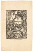 Albrecht DürerDer heilige Hieronymus in der FelsgrotteHolzschnitt auf Bütten mit Wz. „Kleines