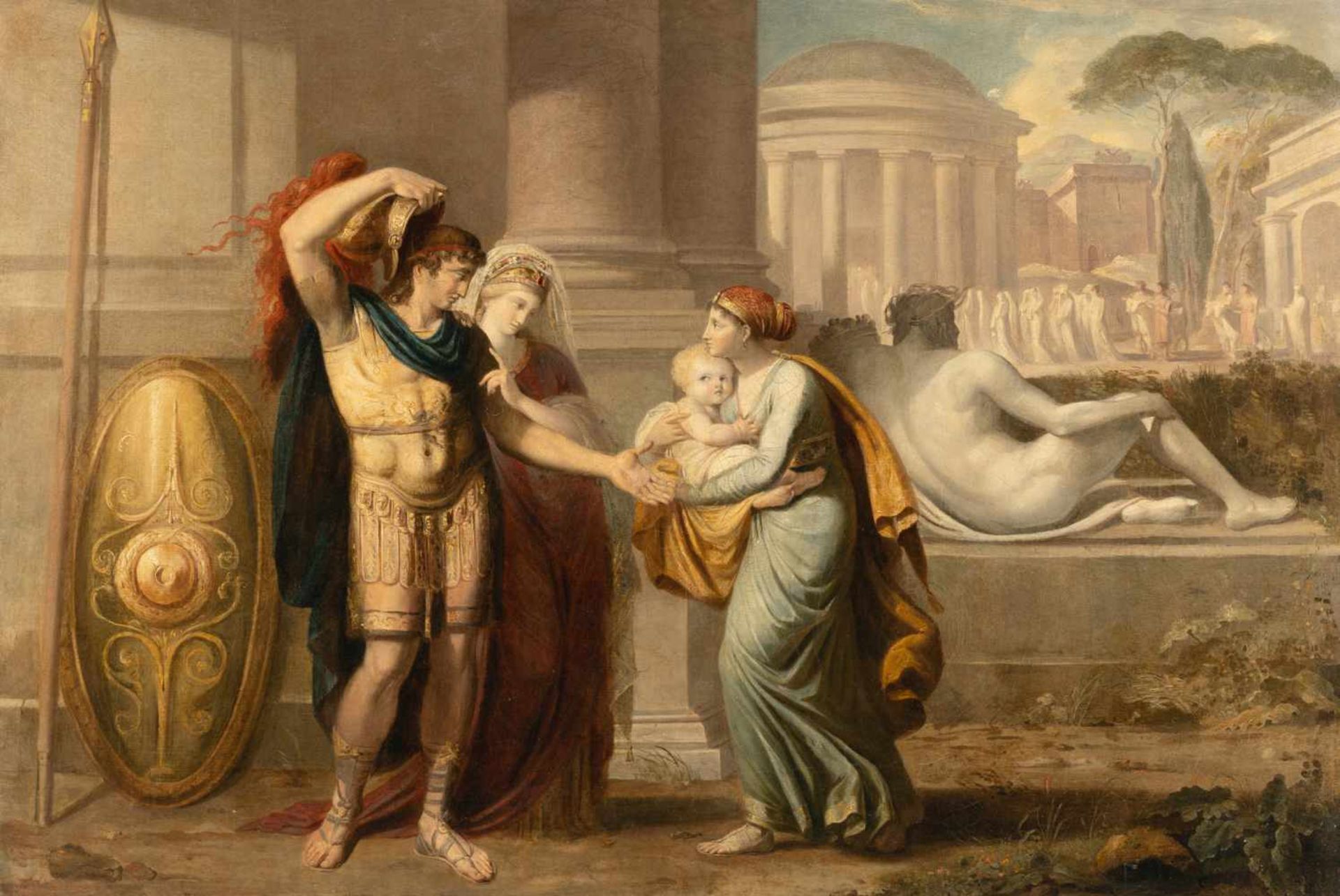 James Durno (attributed)Pendents: Priamos' Rückkehr mit dem toten Hektor nach Troja – Hektors - Bild 5 aus 6