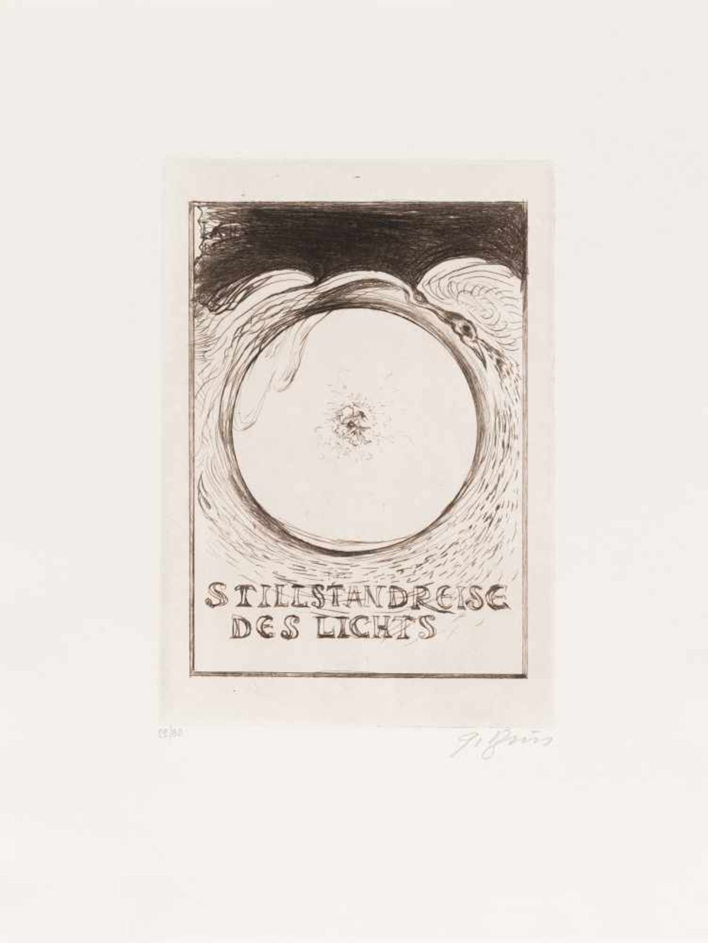 1938 Ardning/SteiermarkNight QuartetFolder with eight etchings on cream copperplate laid paper. ( - Bild 5 aus 10