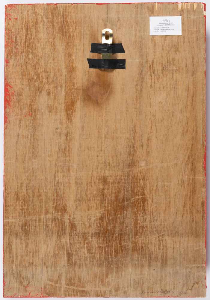 Bernard AubertinTableau ClousAcryl, Nägel, Holz. 1964. Ca. 57 x 40 cm. Verso signiert und d - Image 3 of 5