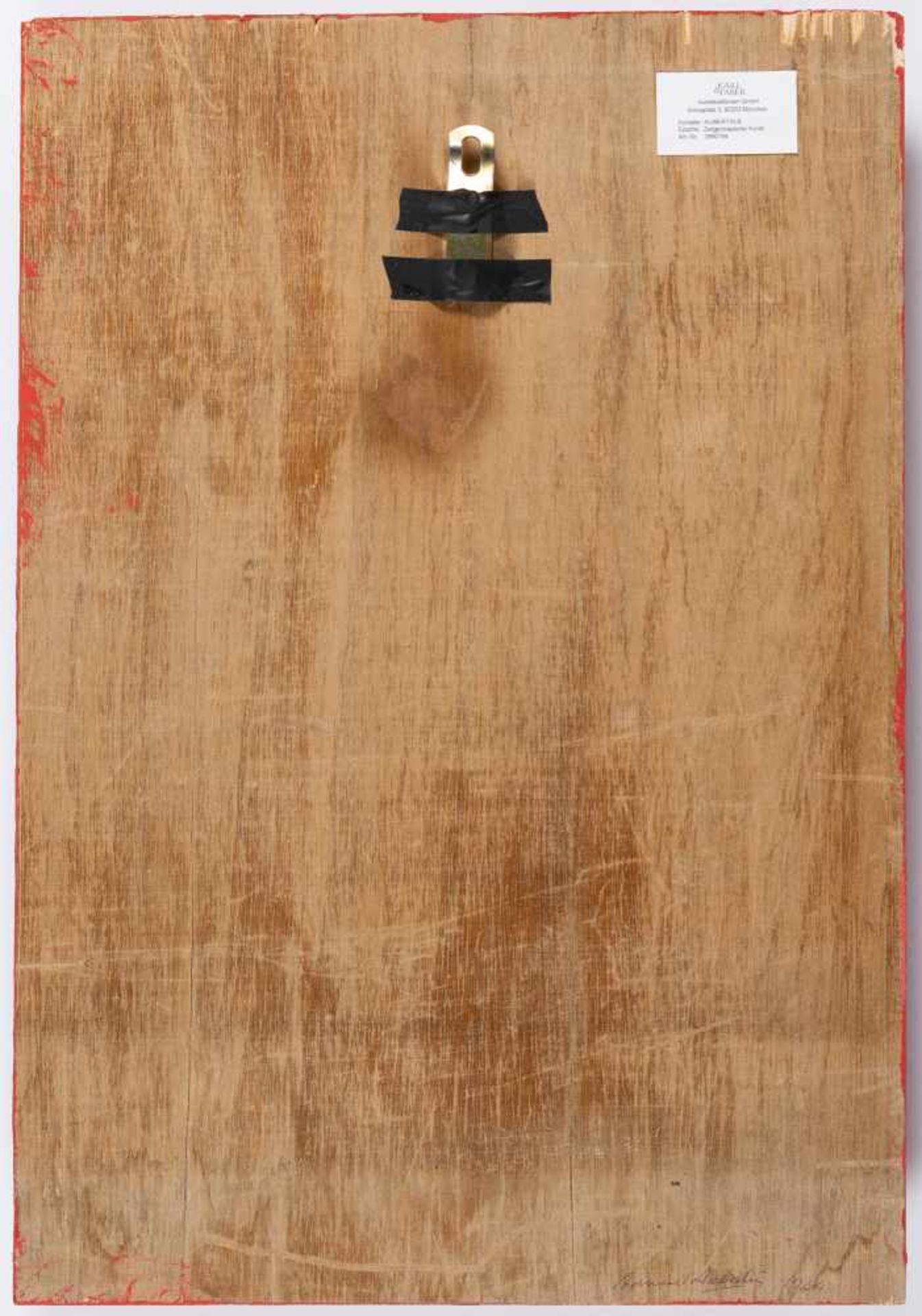 Bernard AubertinTableau ClousAcryl, Nägel, Holz. 1964. Ca. 57 x 40 cm. Verso signiert und d - Bild 3 aus 5