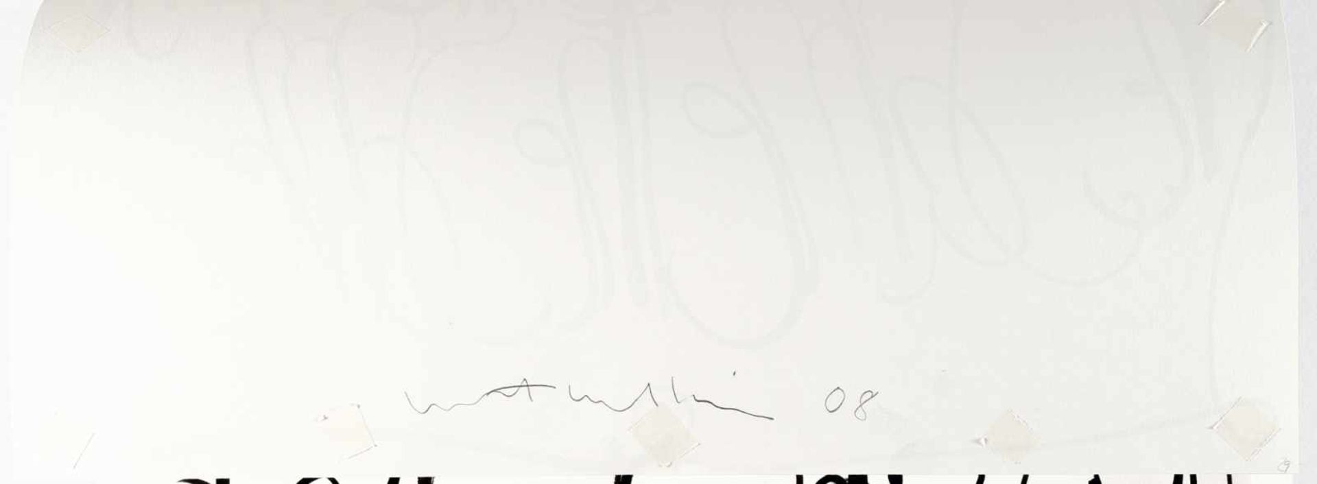 Matt MullicanUntitled (The Same...)Tusche auf festem Velin. (20)08. Ca. 84 x 59,5 cm. Verso - Bild 3 aus 3