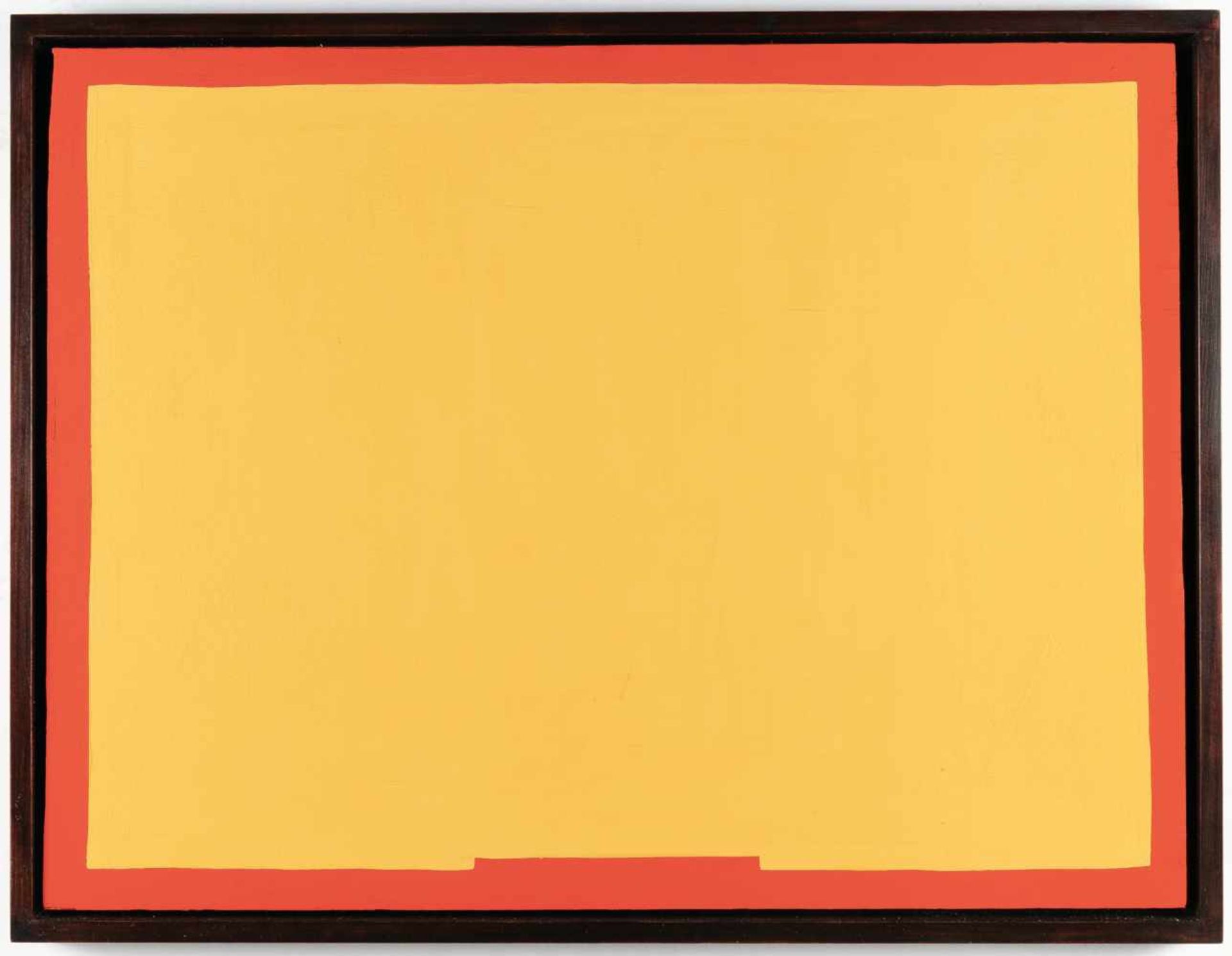 Moira Dryer„Picture Perfect“Kasein auf Holz. 1987. Ca. 60,5 x 79 cm (gerahmt ca. 65,5 x 85 - Bild 2 aus 3