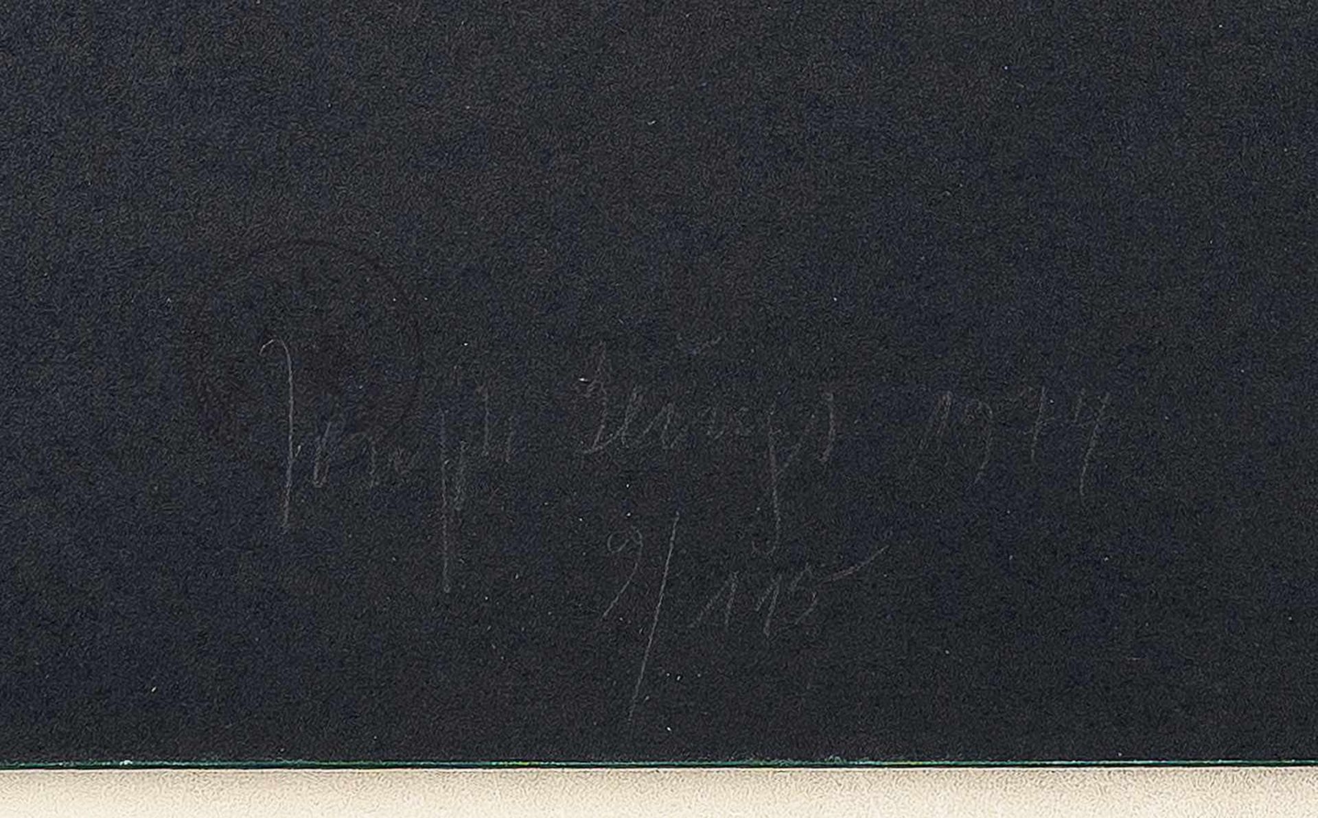 Joseph Beuys„Letter from London“Lithographie auf Papier, auf Faserplatte aufgezogen. (1974) - Bild 4 aus 6