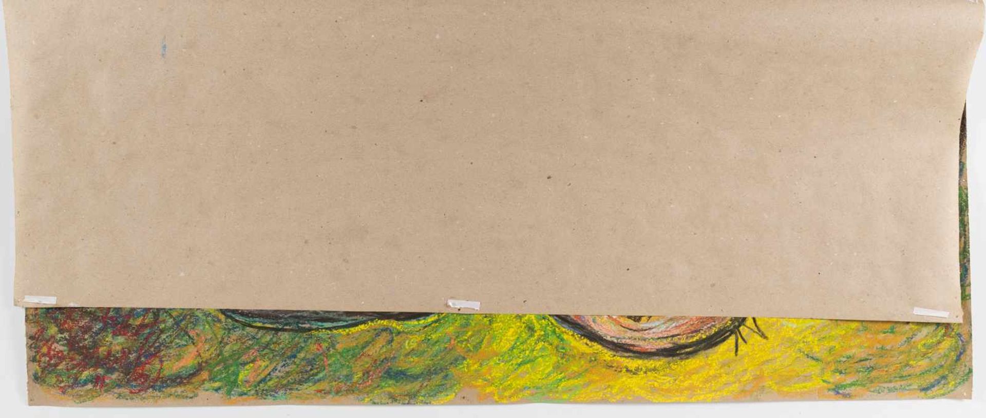 Johannes GrützkeJudasPastell auf braunem festen Velin. (19)93. Ca. 100 x 118 cm. Signiert u - Bild 3 aus 3