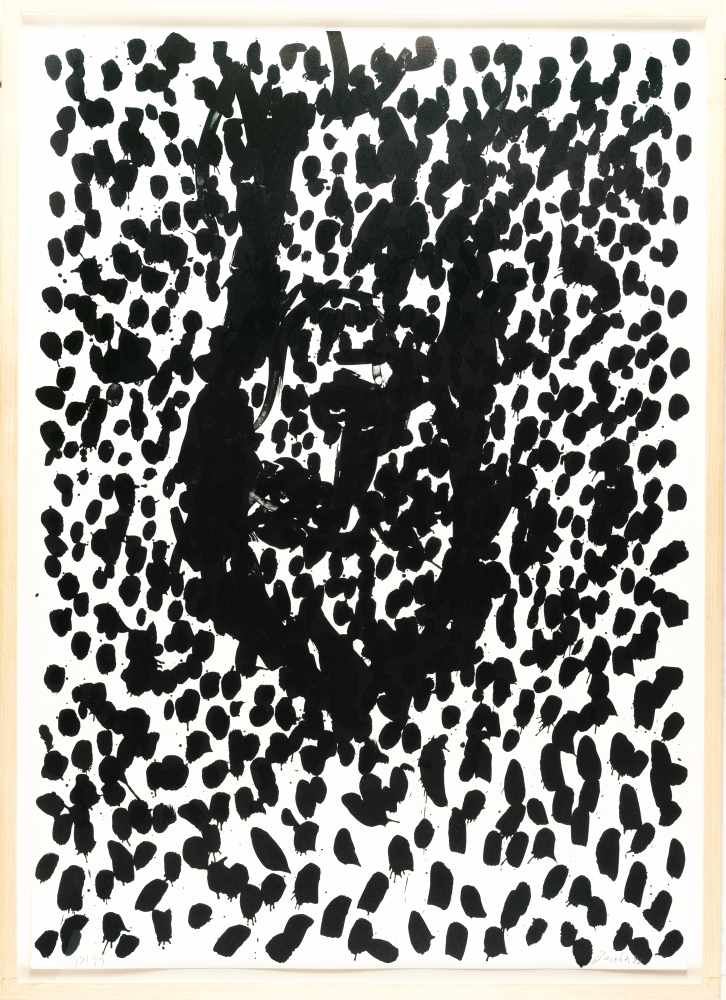 Georg BaselitzSuite 45Mappe mit 21 Offsetlithographien auf Karton. (19)90. Ca. 100 x 70 cm - Image 6 of 20