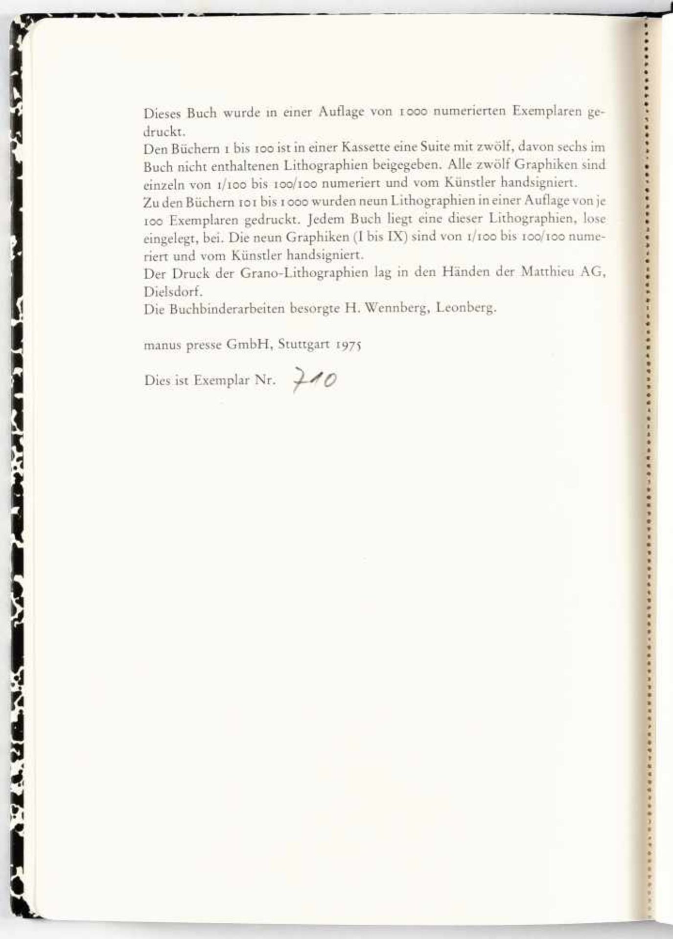 Joseph BeuysZeichnungen zu Leonardos Codices MadridBuch mit 81 Granolithographien. (1975). - Bild 4 aus 5