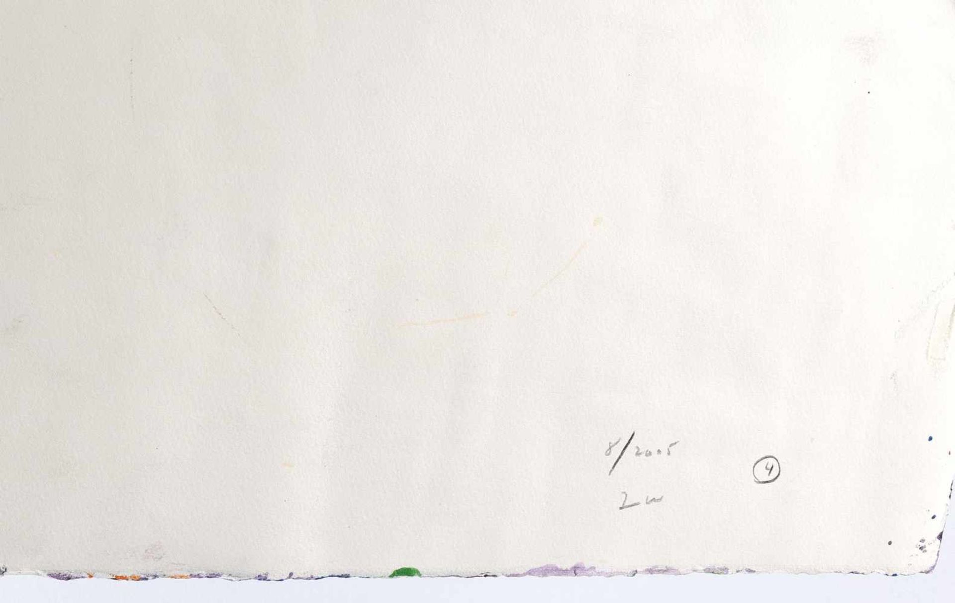 Terry WintersUntitledGouache auf festem Velin. 2005. Ca. 57 x 76,5 cm. Monogrammiert und da - Bild 3 aus 3