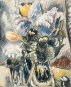 Paul KleinschmidtWeißer Flieder und gelbe TulpenÖl auf Leinwand. (19)39. Ca. 61 x 50 cm. Mo