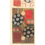 Ida Kerkovius„Textilwettbewerb No. 183567“Collage und Mischtechnik mit Kreide, Aquarell und
