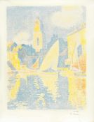 Paul SignacSaint-Tropez: Le PortFarbige Lithographie auf feinstrukturiertem Velin. (1897/98