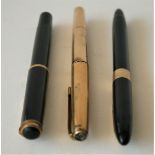 Ensemble de stylos plume anciens à réservoir des années 30 à 50 : 1. PELIKAN 60 [...]