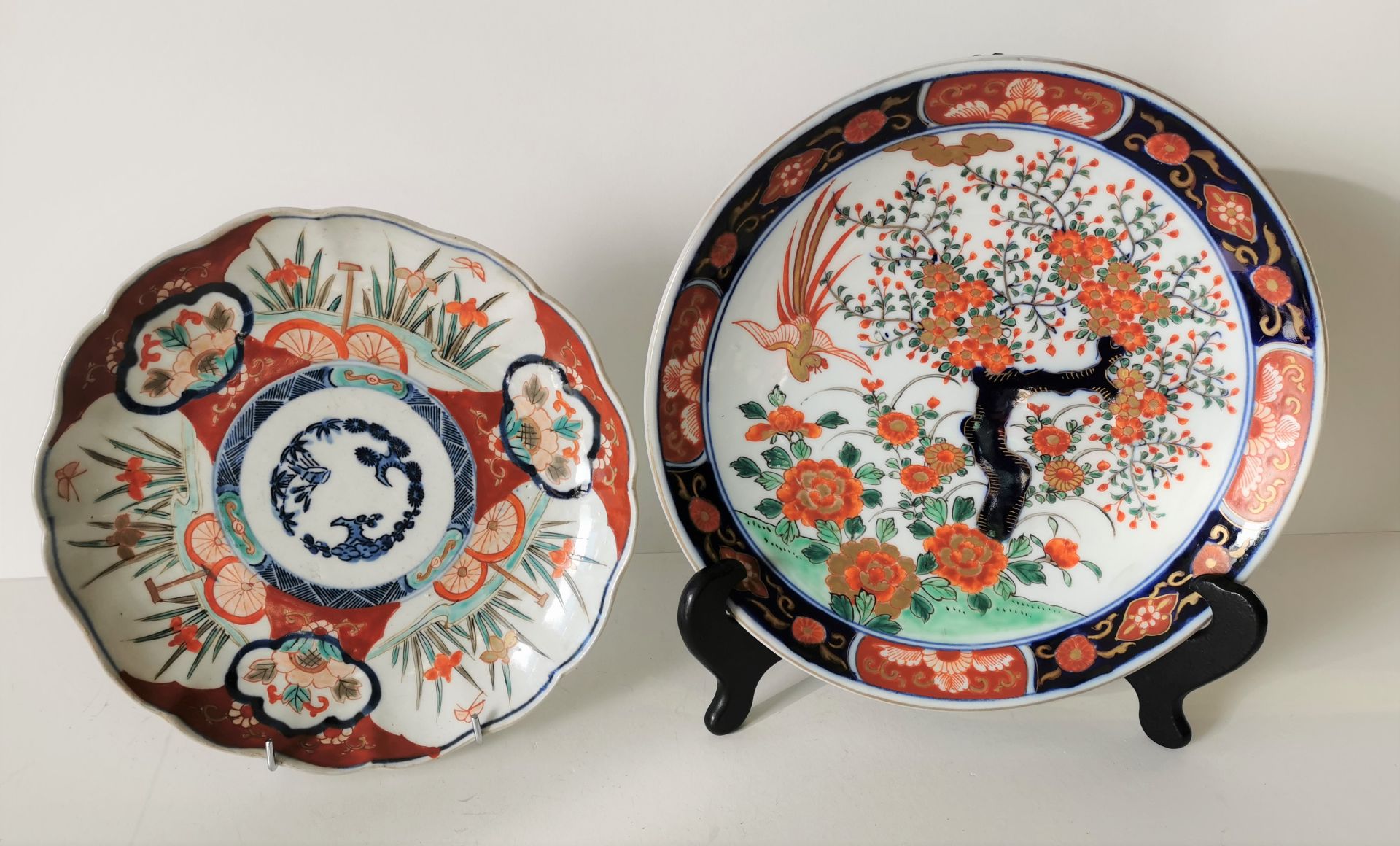 Deux assiettes en porcelaine Arita, Japon, fin du XIXe et début du XXe siècle, La [...]