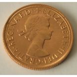 Piece Or Elizabeth II, 1958 - Poids : 8,02 g - - Elizabeth II Gold Coin, 1958 - [...]