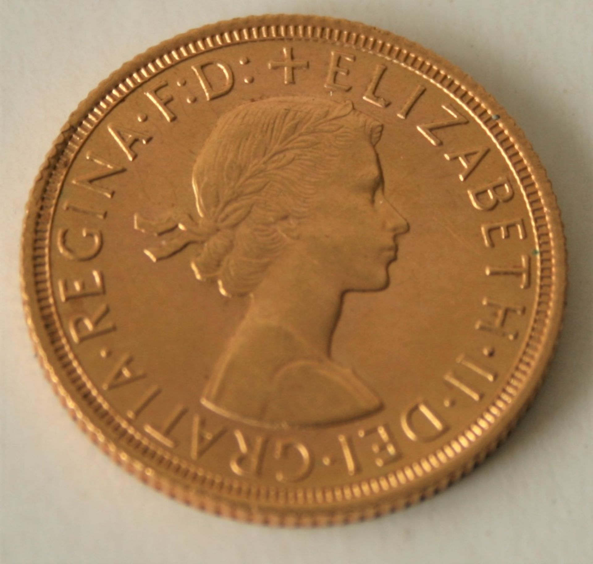 Piece Or Elizabeth II, 1958 - Poids : 8,02 g - - Elizabeth II Gold Coin, 1958 - [...]