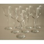 Ensemble de 6 verres (4 identiques et 2 autres d'un autre modèle) en cristal [...]