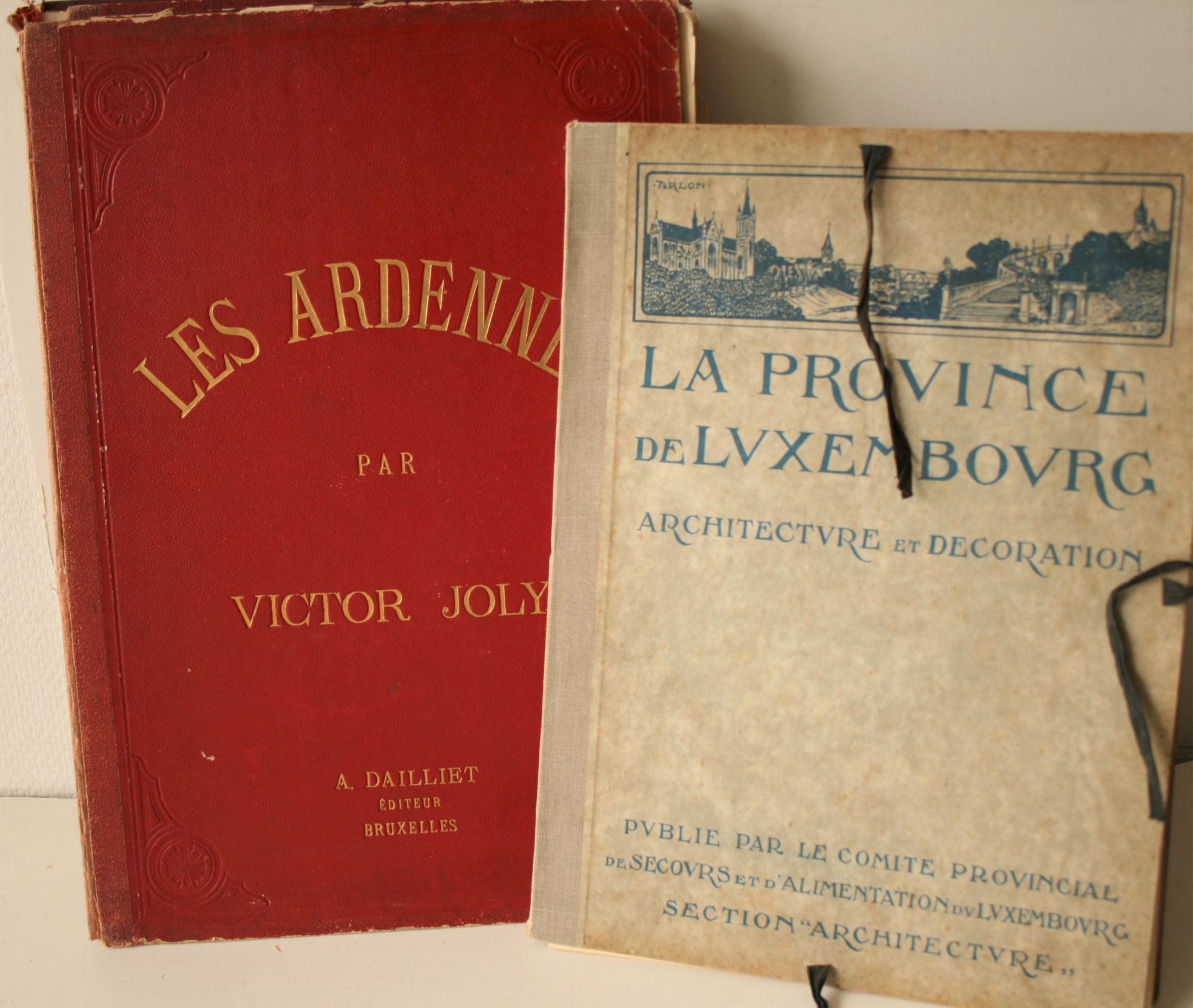1. Victor JOLY : Les Ardennes, 2 volumes sous percaline d'éditeur (reliures [...]