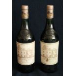 2 x Château HAUT BRION, Rouge, Pessac Leognan, 1974 - - Château HAUT BRION, red, [...]