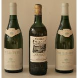 2 x POUILLY-FUME, Domaine Cailbourdin "Les Cris", Blanc, 1992 (+ BORDEAUX, Château [...]