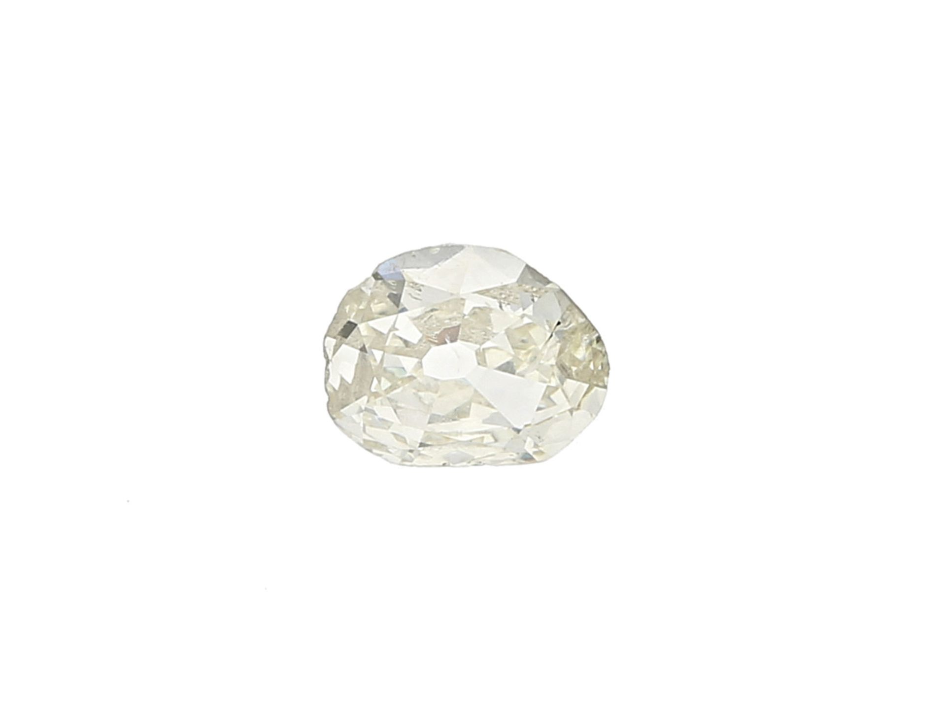 Diamant: loser Altschliff-Diamant von ca. 0,48ct, inklusive Gutachten