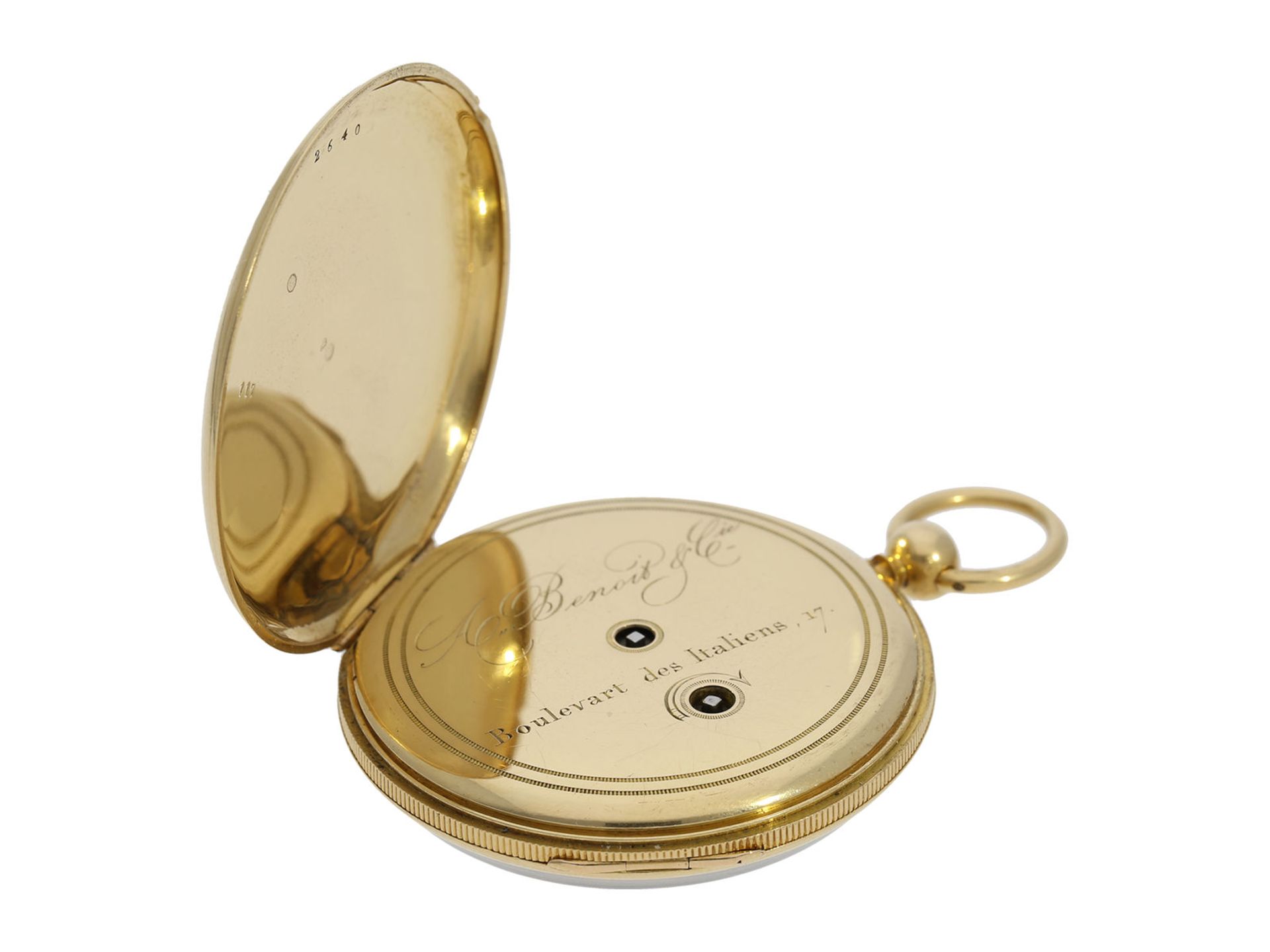 Pocket watch: early and small, very fine Lepine repeater, watchmaker from Breguet's circle, A. - Bild 4 aus 6