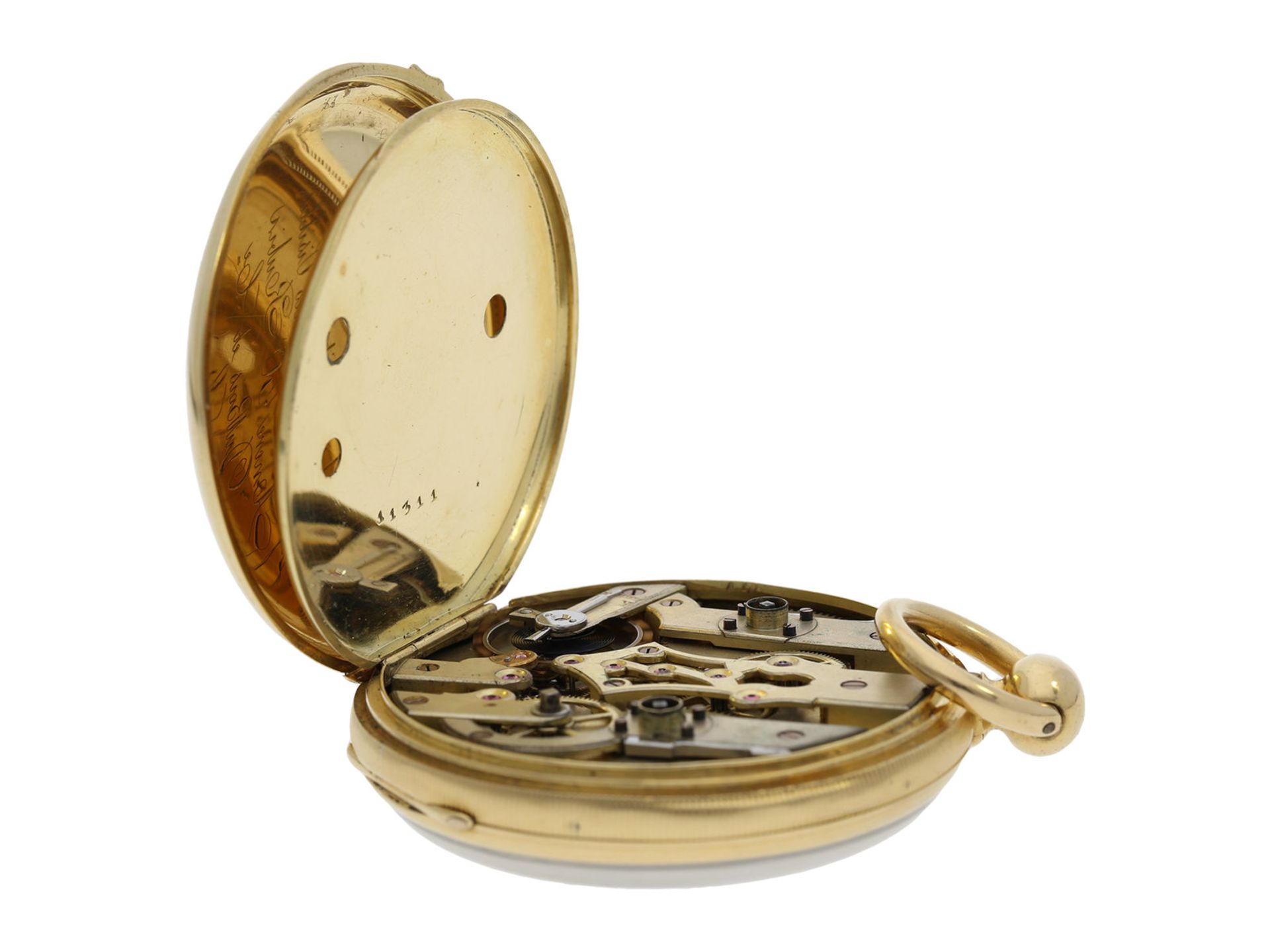 Pocket watch: fine Lepine with Seconde Morte, DuBois & Fils Geneve No. 11311, ca. 1850 - Bild 5 aus 6