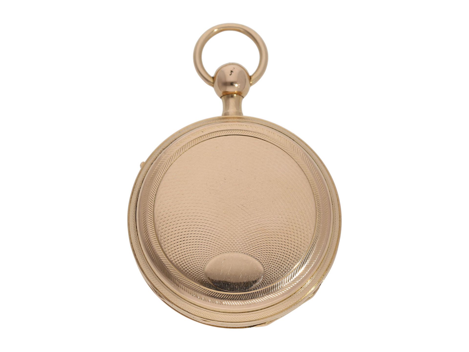 Pocket watch: pink gold verge watch repeater, signed Breguet, ca. 1820 - Bild 6 aus 6