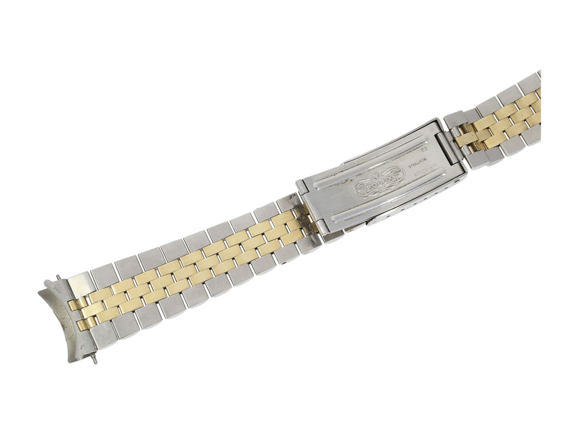 Wristwatch: vintage Rolex Datejust wristwatch steel/ pink gold, Ref. 1601, from the 60s, service - Bild 5 aus 6