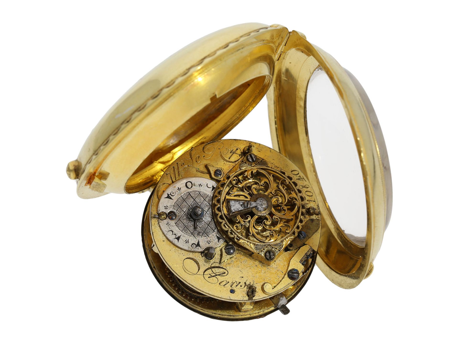 Pocket watch: exceptionally well preserved large verge watch for the Ottoman market, Royal - Bild 4 aus 7
