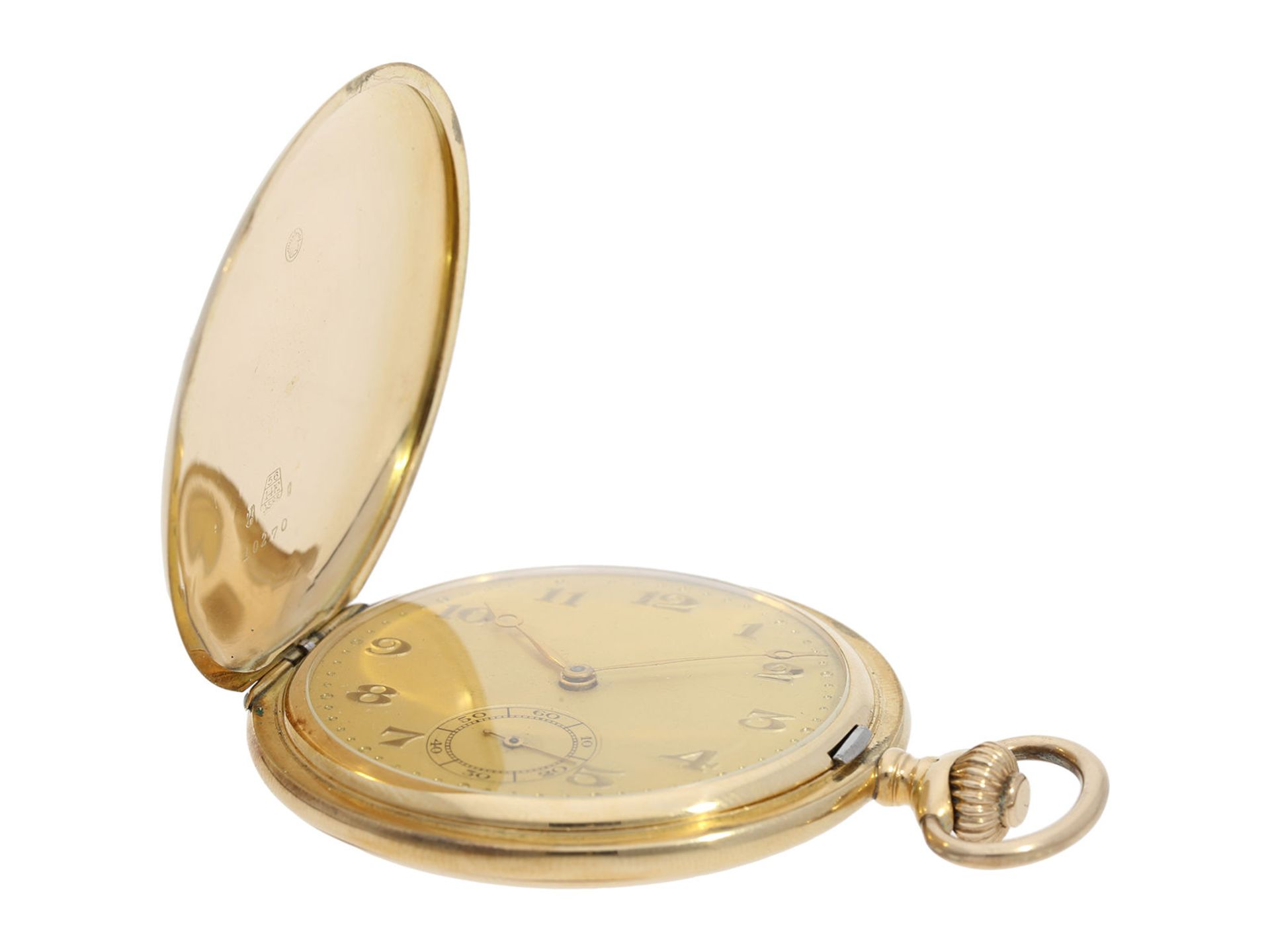 Pocket watch: historically interesting gold hunting case watch from the property of Kurt von - Bild 2 aus 7