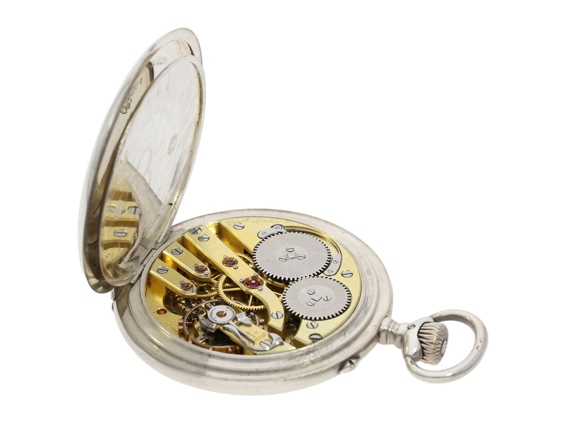 Pocket watch: fine IWC man's pocket watch quality "EXTRA", Schaffhausen 1909 - Bild 5 aus 6