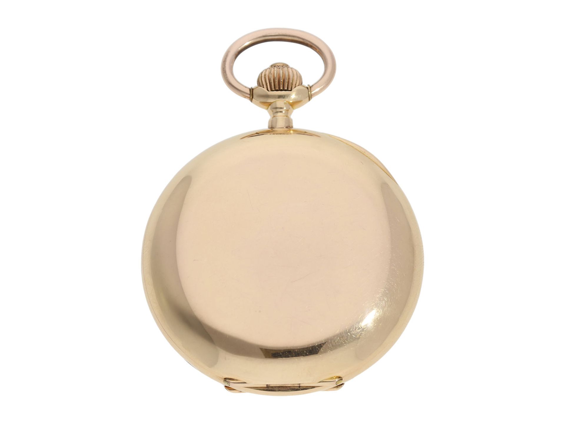 Pocket watch: extremely heavy Swiss chronometer of best quality "Chronometre 1ere Classe No. 11896", - Bild 7 aus 8