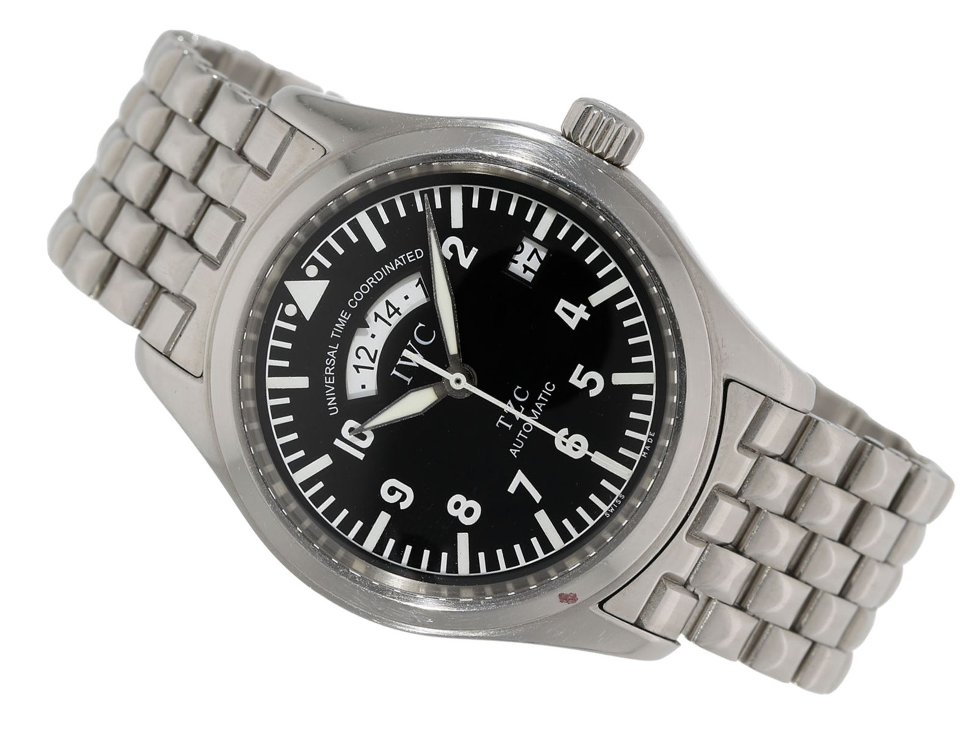 Wristwatch: IWC pilot's watch "Pilot Spitfire UTC TZC" Ref. 3251 with 2nd time zone