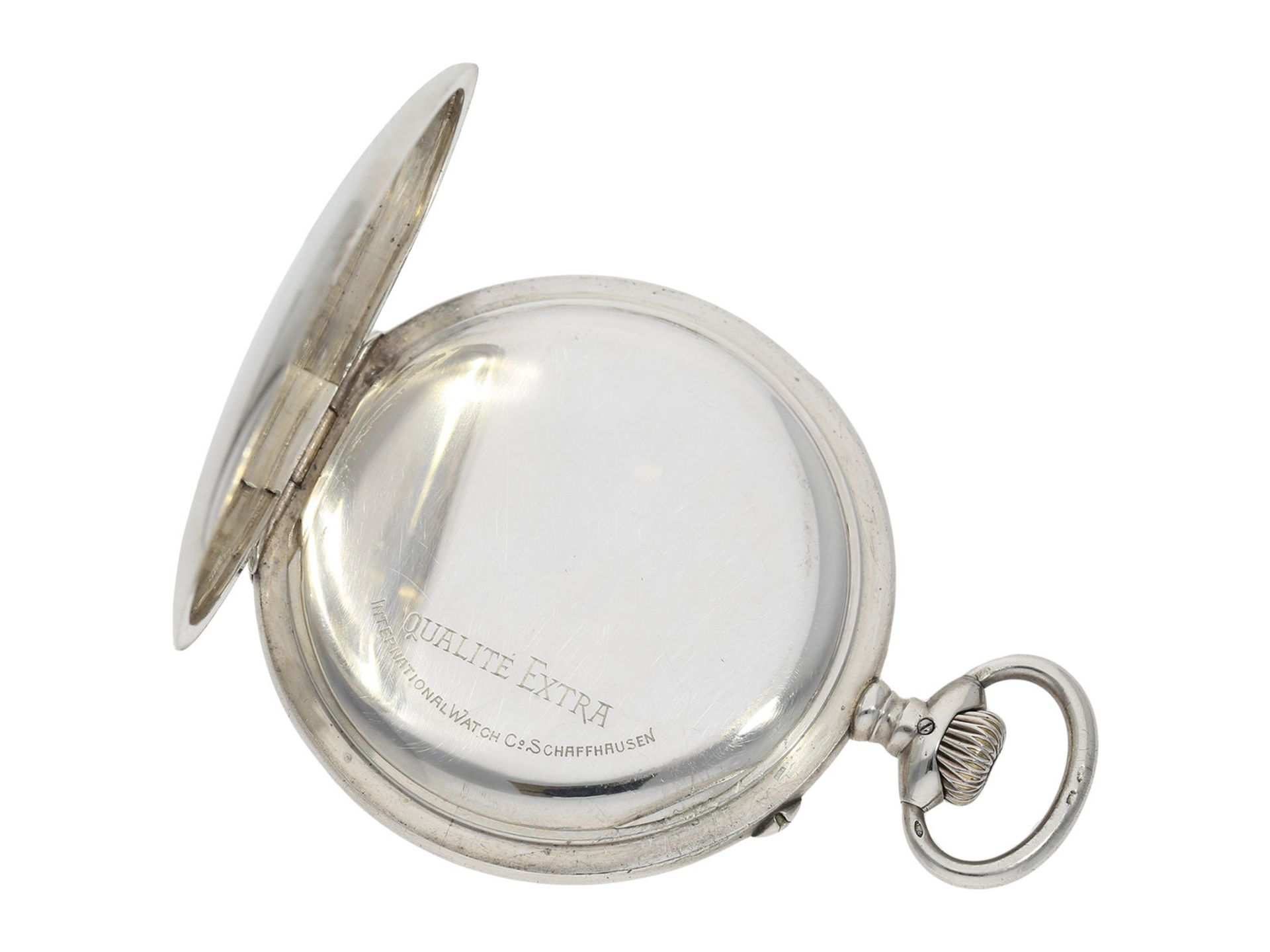Pocket watch: fine IWC man's pocket watch quality "EXTRA", Schaffhausen 1909 - Bild 3 aus 6