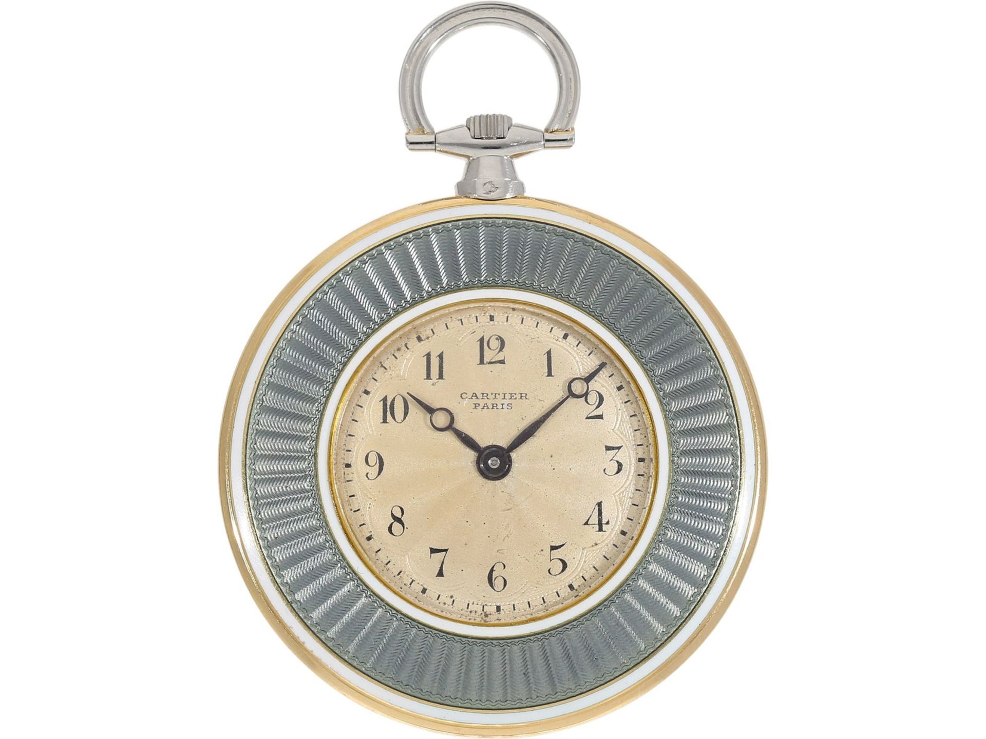 Pocket watch: unique, historically important Cartier pocket watch with original box, gift of the - Bild 2 aus 12