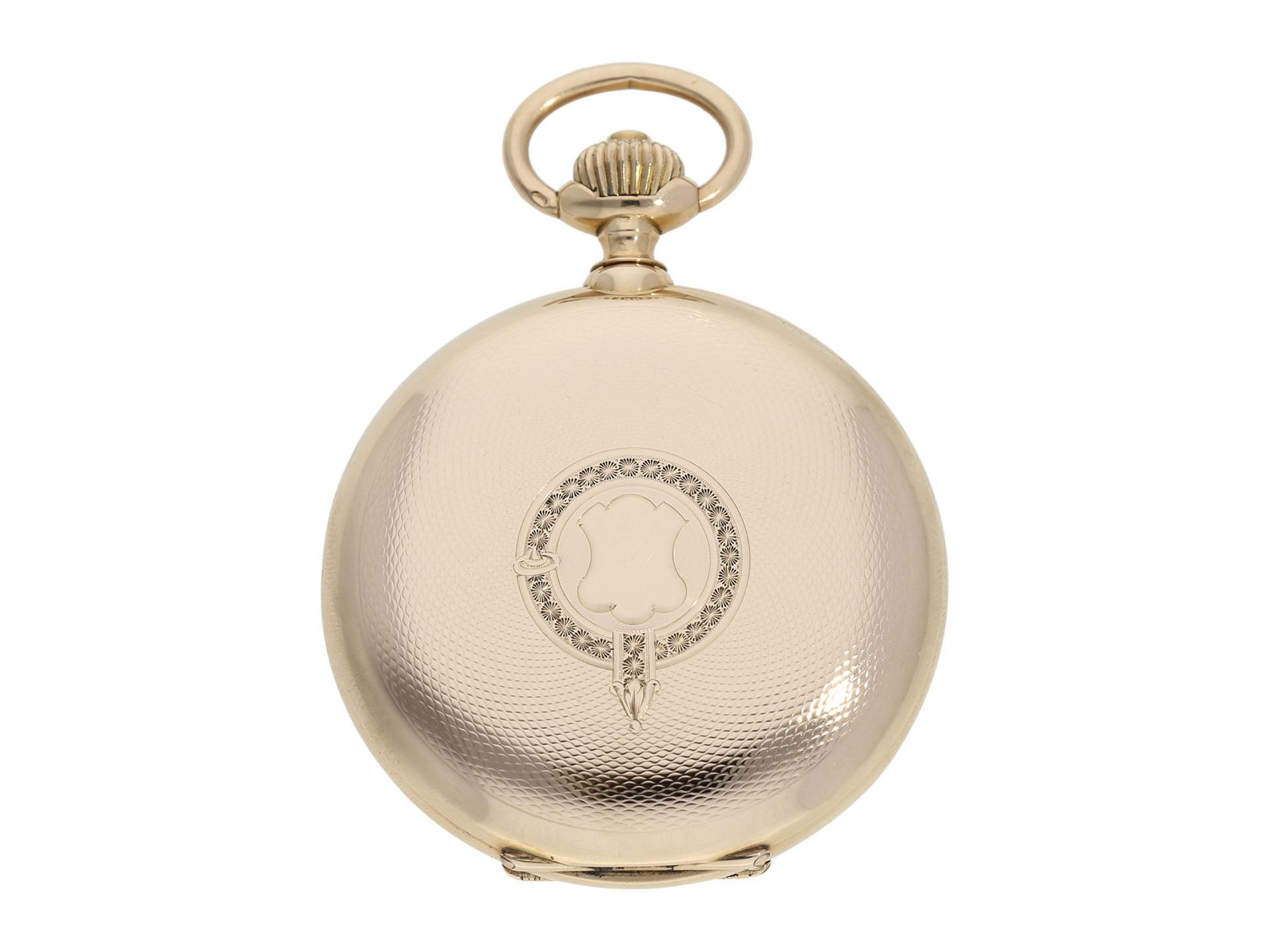 Pocket watch: extremely heavy Swiss pocket watch chronometer with pivoted detent chronometer - Bild 6 aus 7