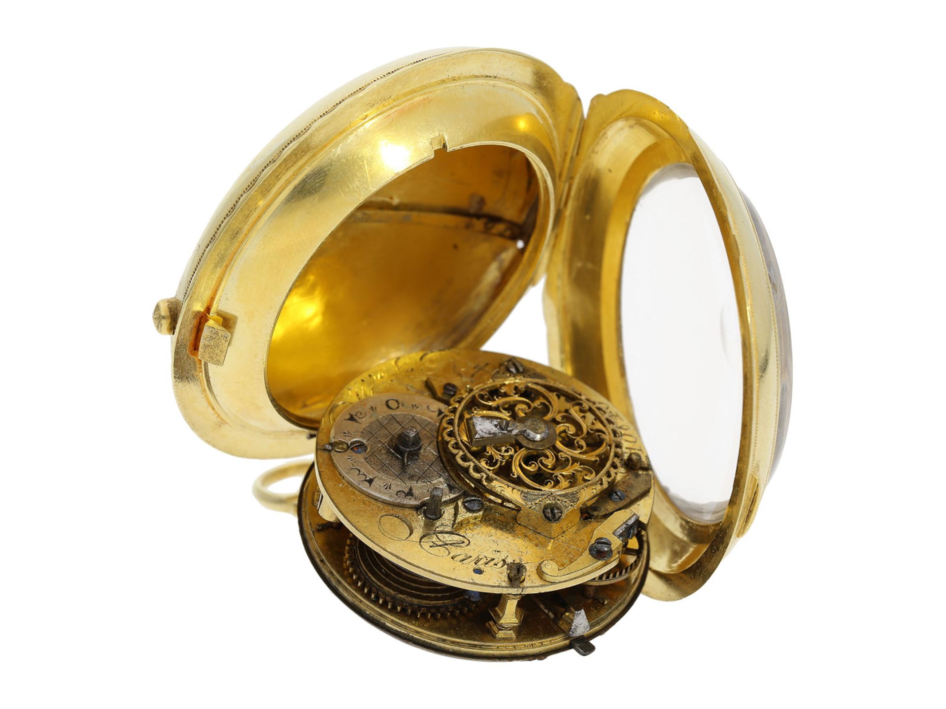 Pocket watch: exceptionally well preserved large verge watch for the Ottoman market, Royal - Bild 5 aus 7