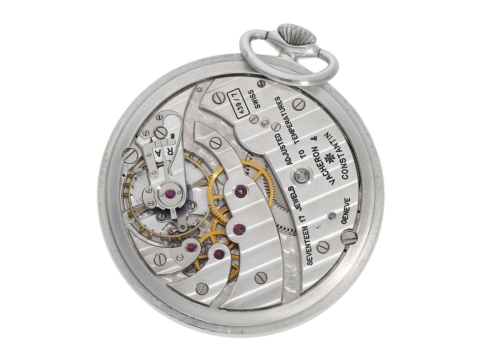 Pocket watch: rarity, one of the few still existing Vacheron & Constantin pocket watches with - Bild 2 aus 8