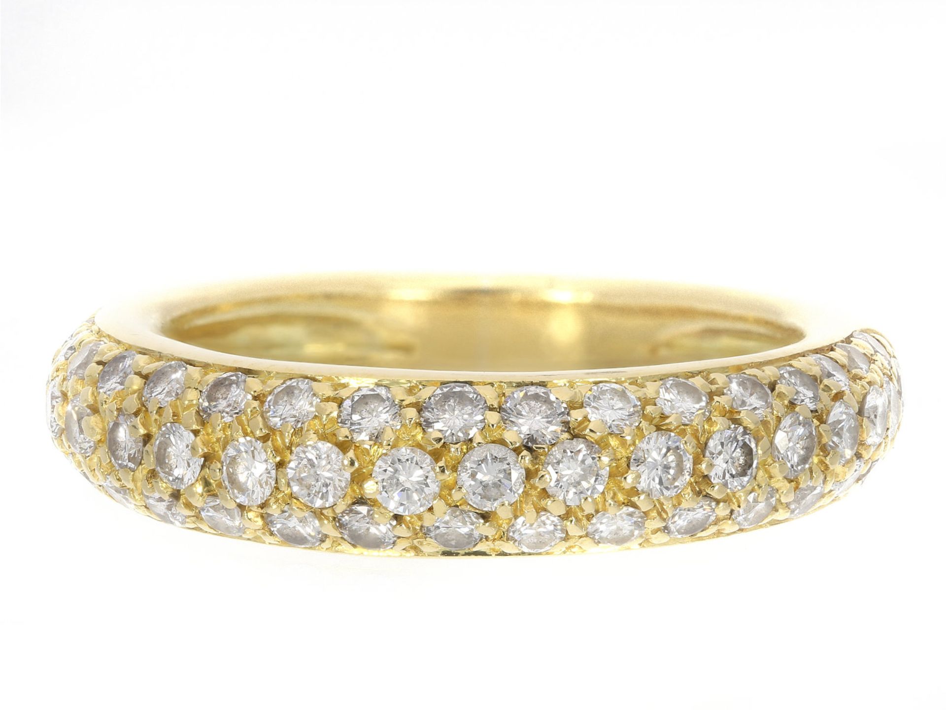 Ring: feiner Brillant-Goldschmiedering, NP ca. 1.000€<b