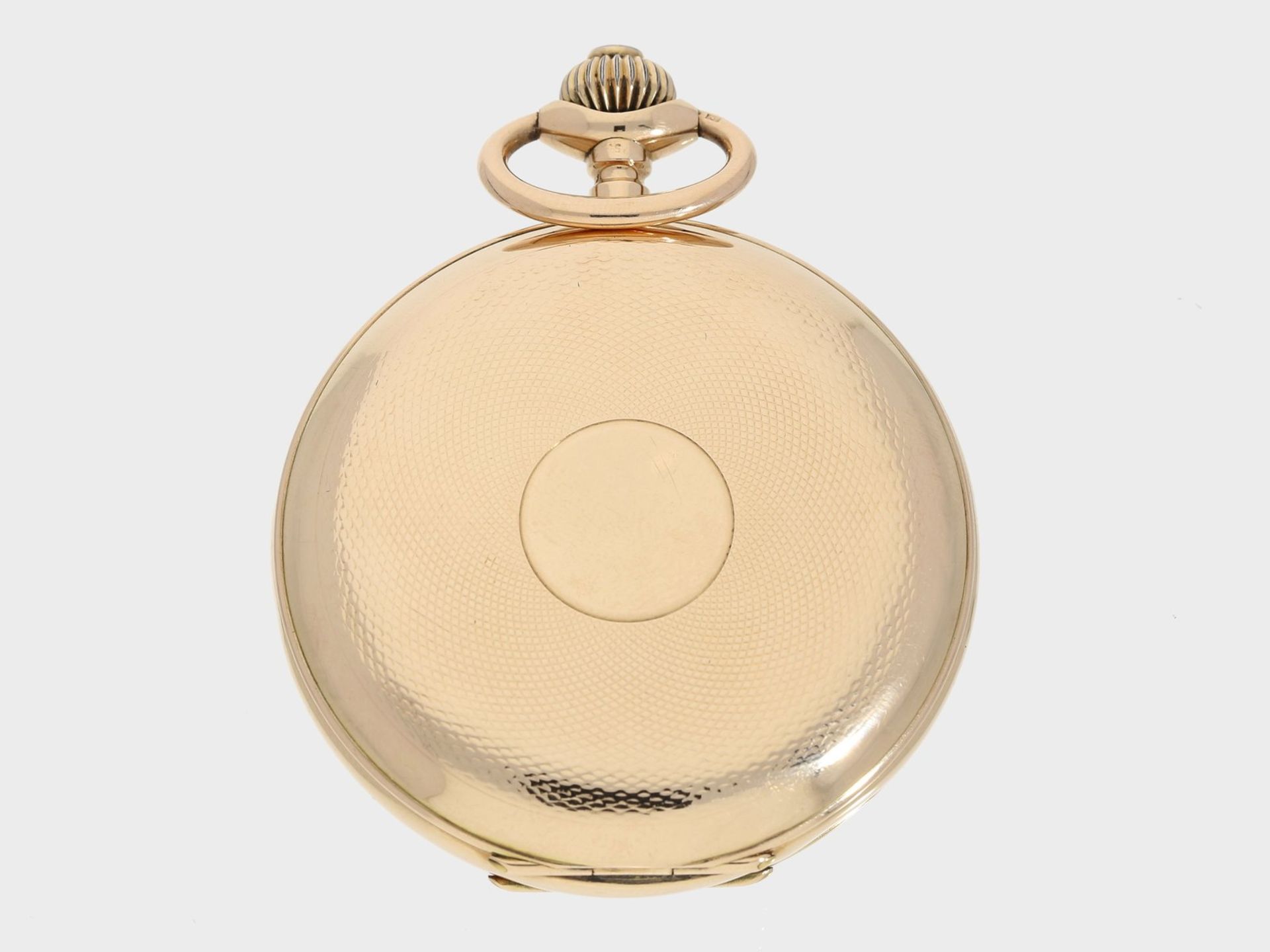 Taschenuhr: goldene Savonnette, um 1900 - Bild 2 aus 4