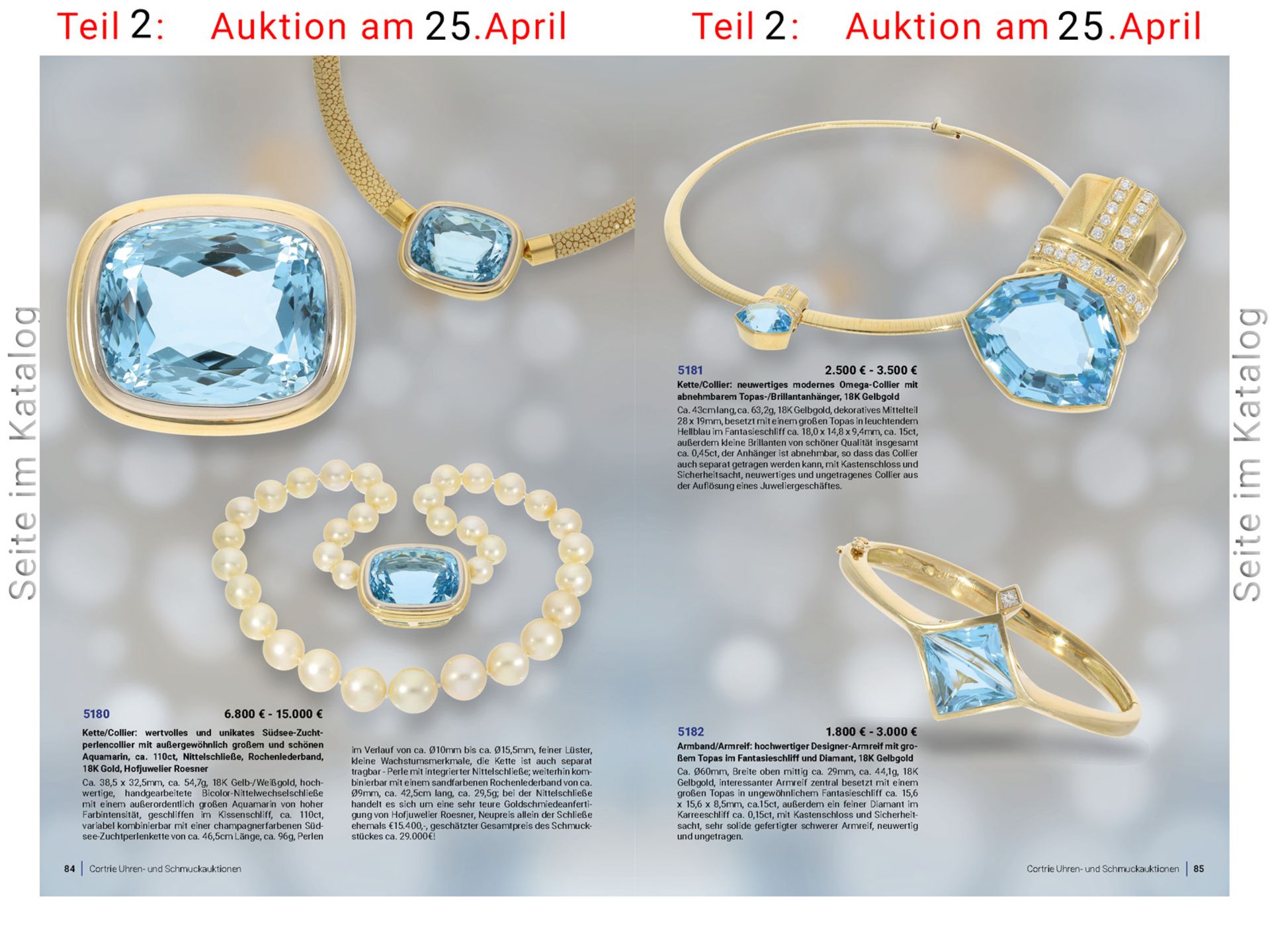 Kette/Collier: wertvolles und unikates Südsee-Zuchtperlencollier mit außergewöhnlich großem und - Bild 5 aus 5